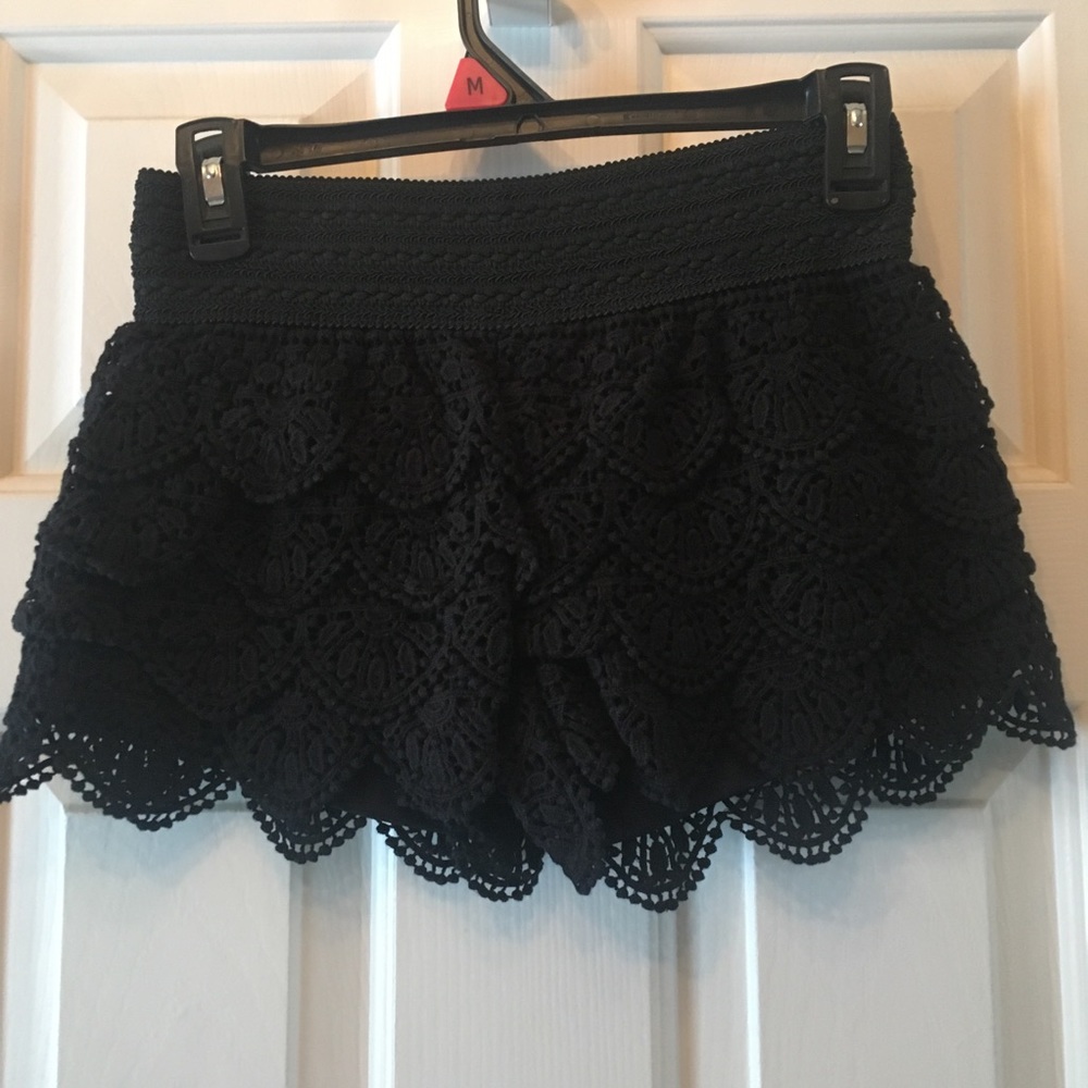 Crochet shorts